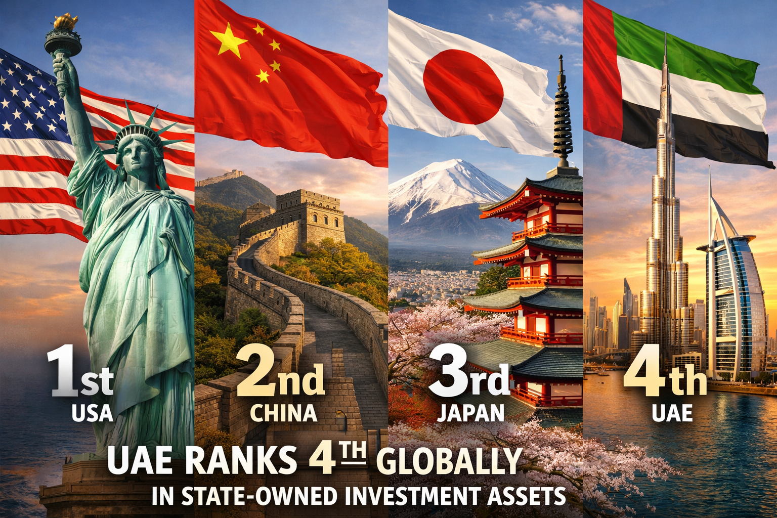 UAE Ranks Fourth Globally in State-Owned Investment Assets