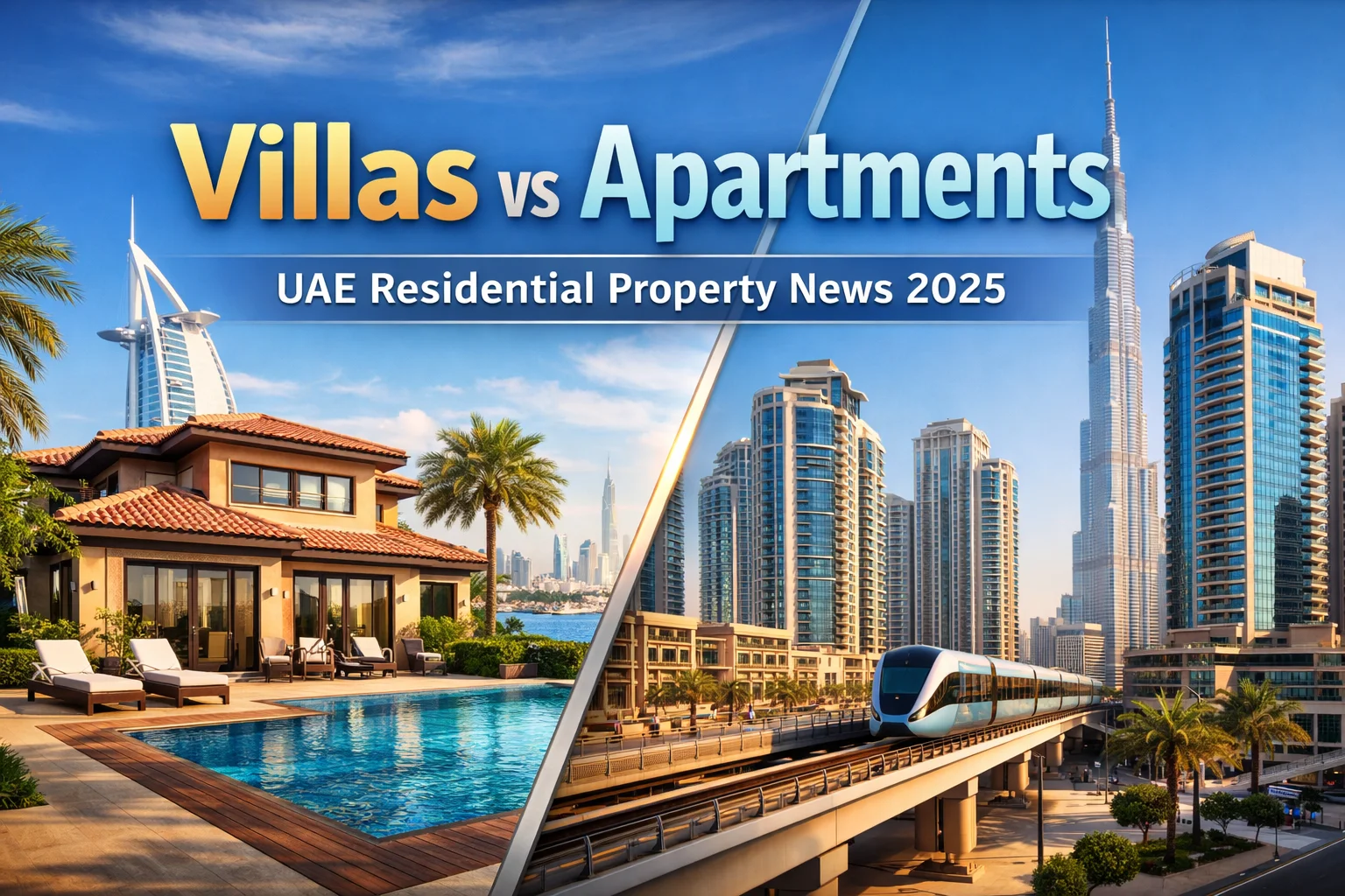 Villas vs Apartments UAE Residential Property News 2025