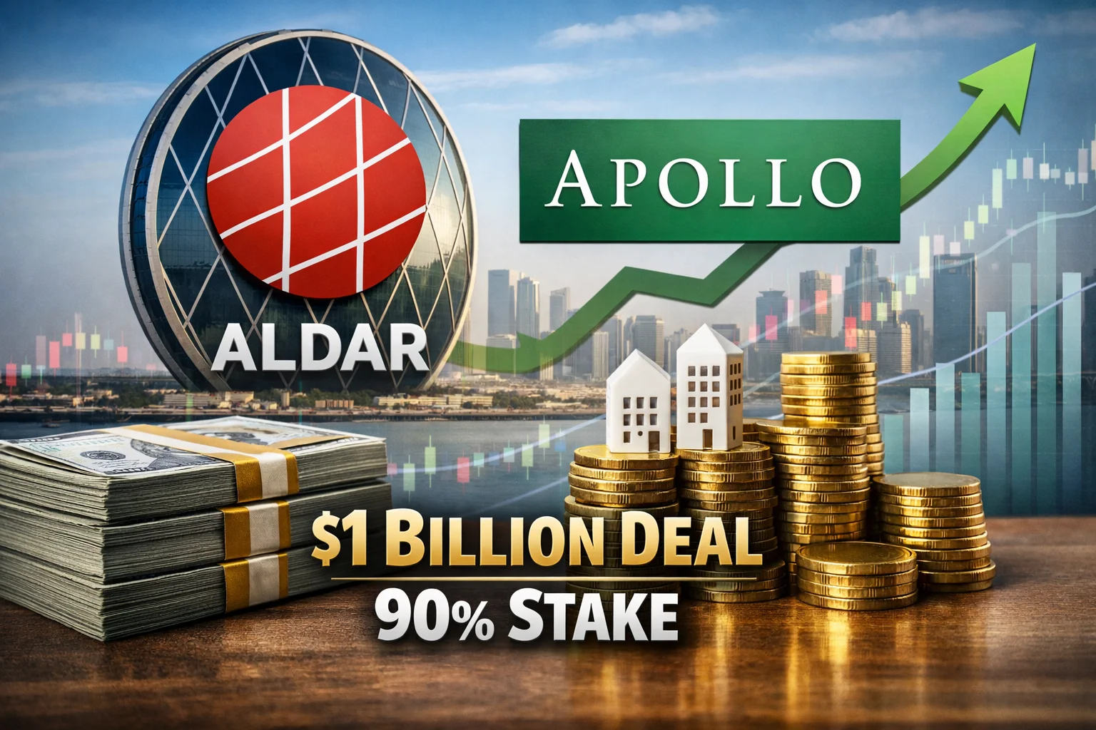 Aldar Secures $1bn Apollo Deal, Lifts Stake to 90%